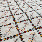 Vintage moroccan ouarain berber rug