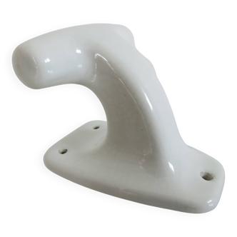 Art Deco white porcelain coat rack