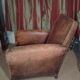 The 1930s leather club Chair