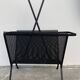 Black metal magazine rack Mathieu Mategot 1950