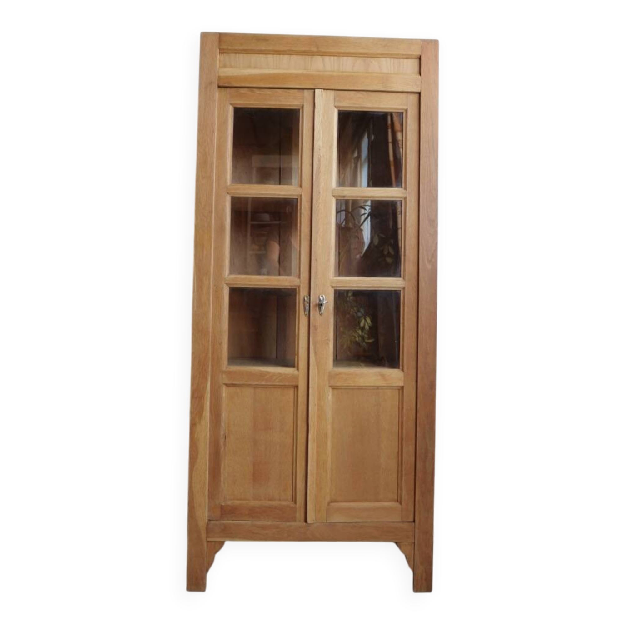 Renovated antique display cabinet