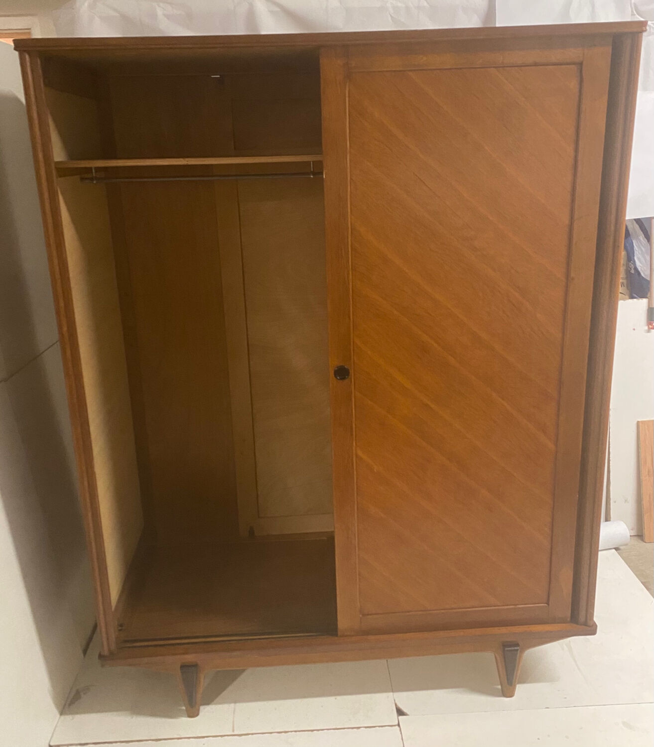 Vintage cabinet feet compass