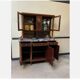 Antique Art Nouveau sideboard, display cabinet, sideboard - Bronze