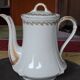 Old coffee pot / teapot in Limoges porcelain