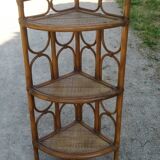 Rattan shelf