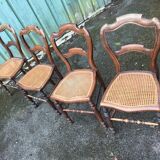 Louis Philippe style beech chairs
