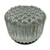 Ceiling window in chissed glass from the 60s-70s