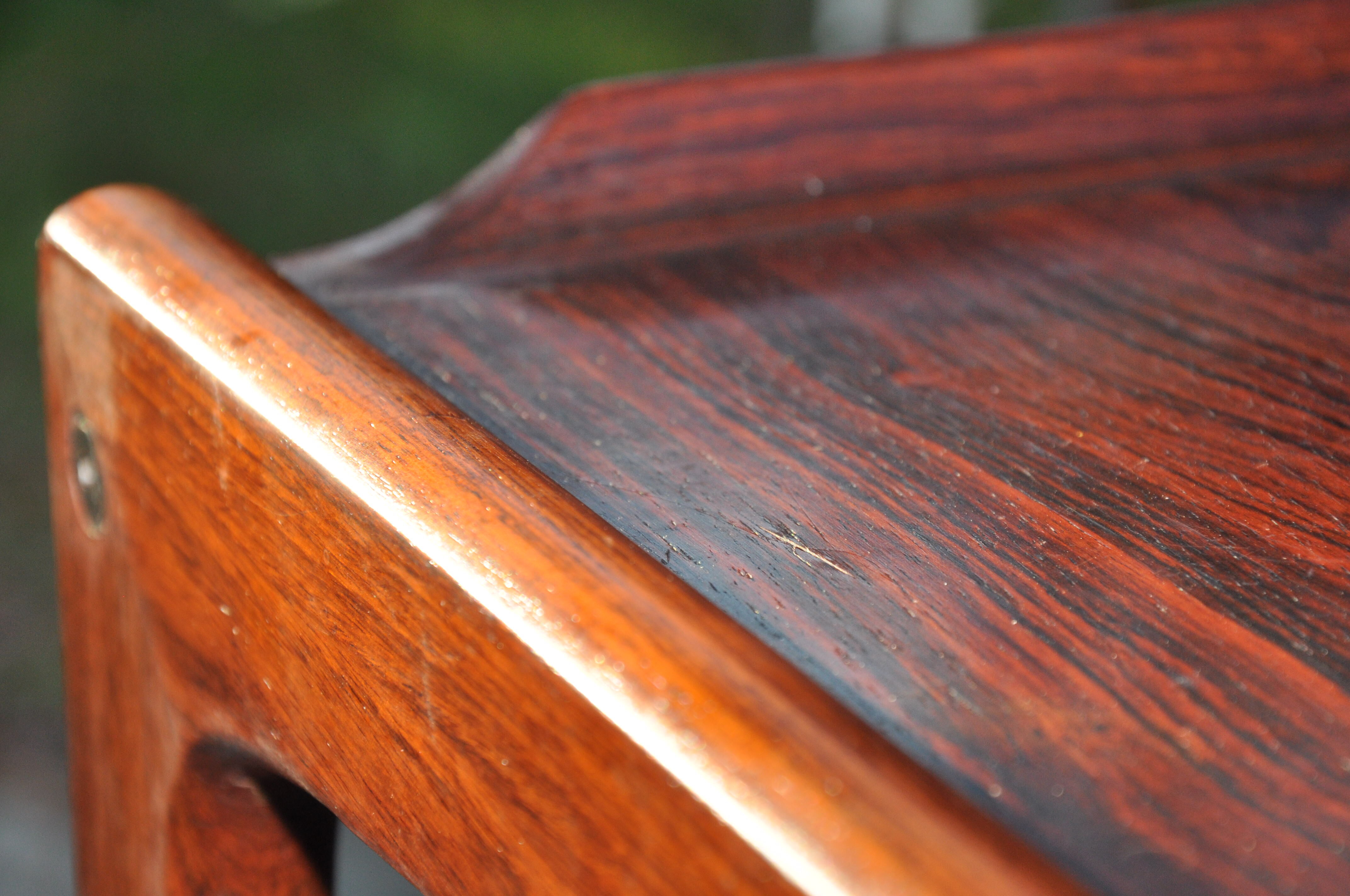 Scandinavian service, rosewood, 60s