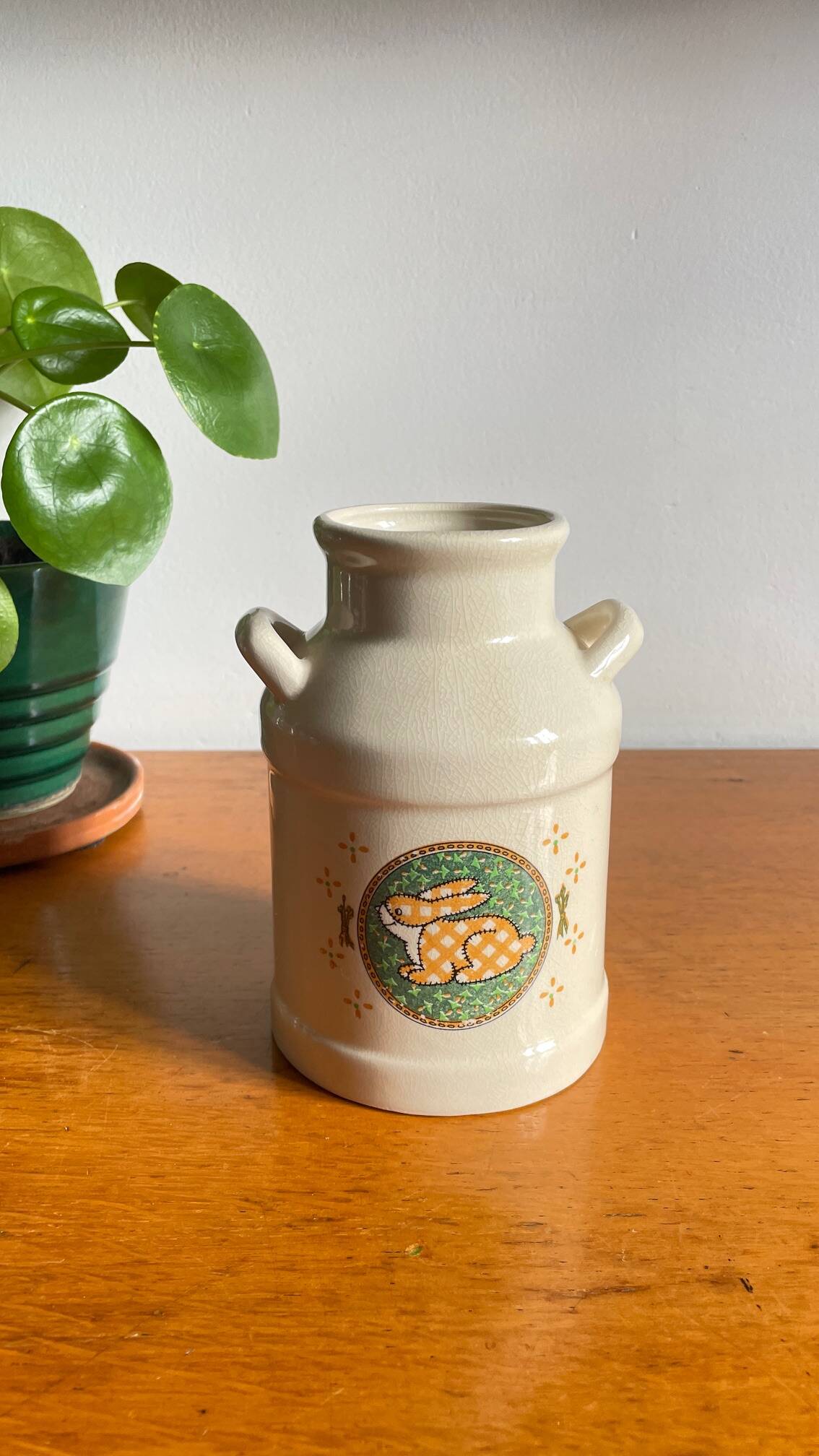 Vase lapin céramique taiwan vintage