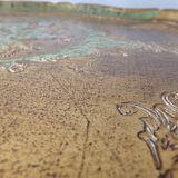Florentine service tray made of hand-painted wood