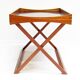 Danish Folding Campaign Side Table by Torsten Johansson for Bo-Ex