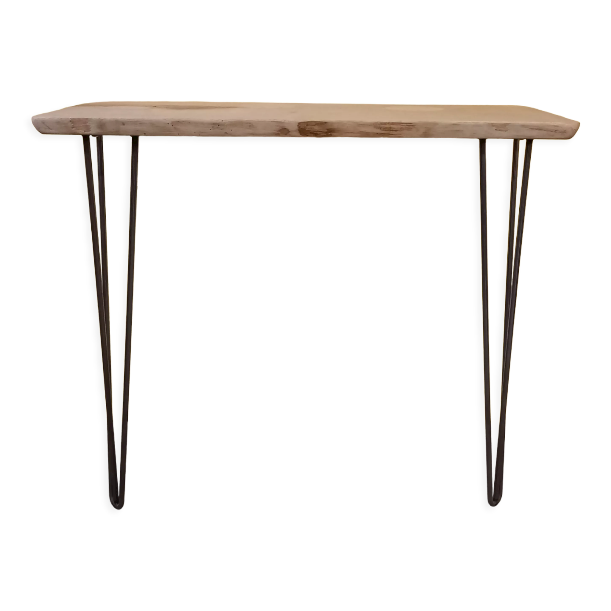 Solid wood console
