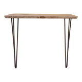 Solid wood console