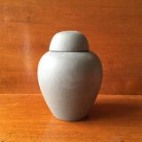 Green grey ceramic ginger pot