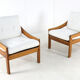 Fauteuil en pin 'Gassel' | 2 pièces en stock