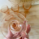Set of 6 Rosaline liqueur glasses