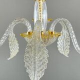 Murano glass chandelier with three lights, 20th century