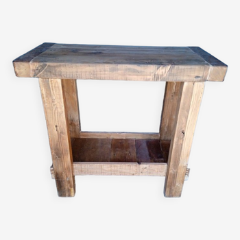 Solid wood worktable