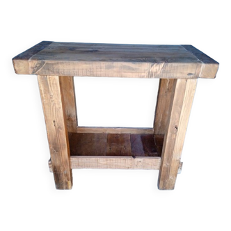 Solid wood worktable