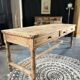 Old 19th century oak farm table