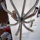 Vintage metal parrot coat rack