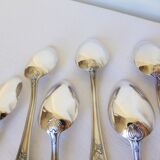 6 vintage silver metal tablespoons 2106265