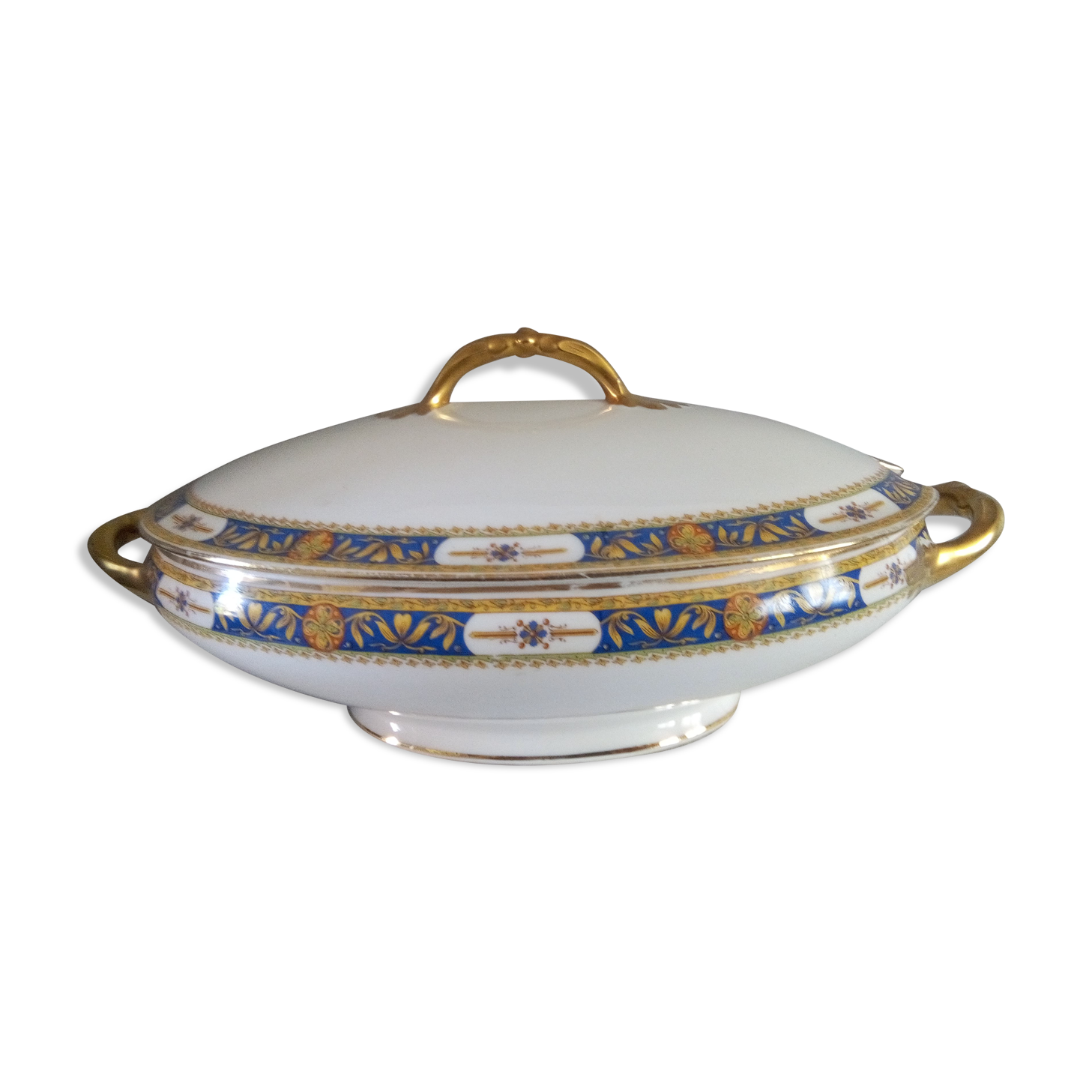 Limoges Porcelain Soup Bowl