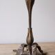 Art Nouveau bronze candle holder