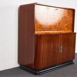 Meuble Secrétaire Art Déco Mid-Century en Acajou par Jindrich Halabala pour Up Závody, 1930s