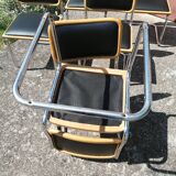 Set of 6 Cesca B32 chairs by Marcel Breuer