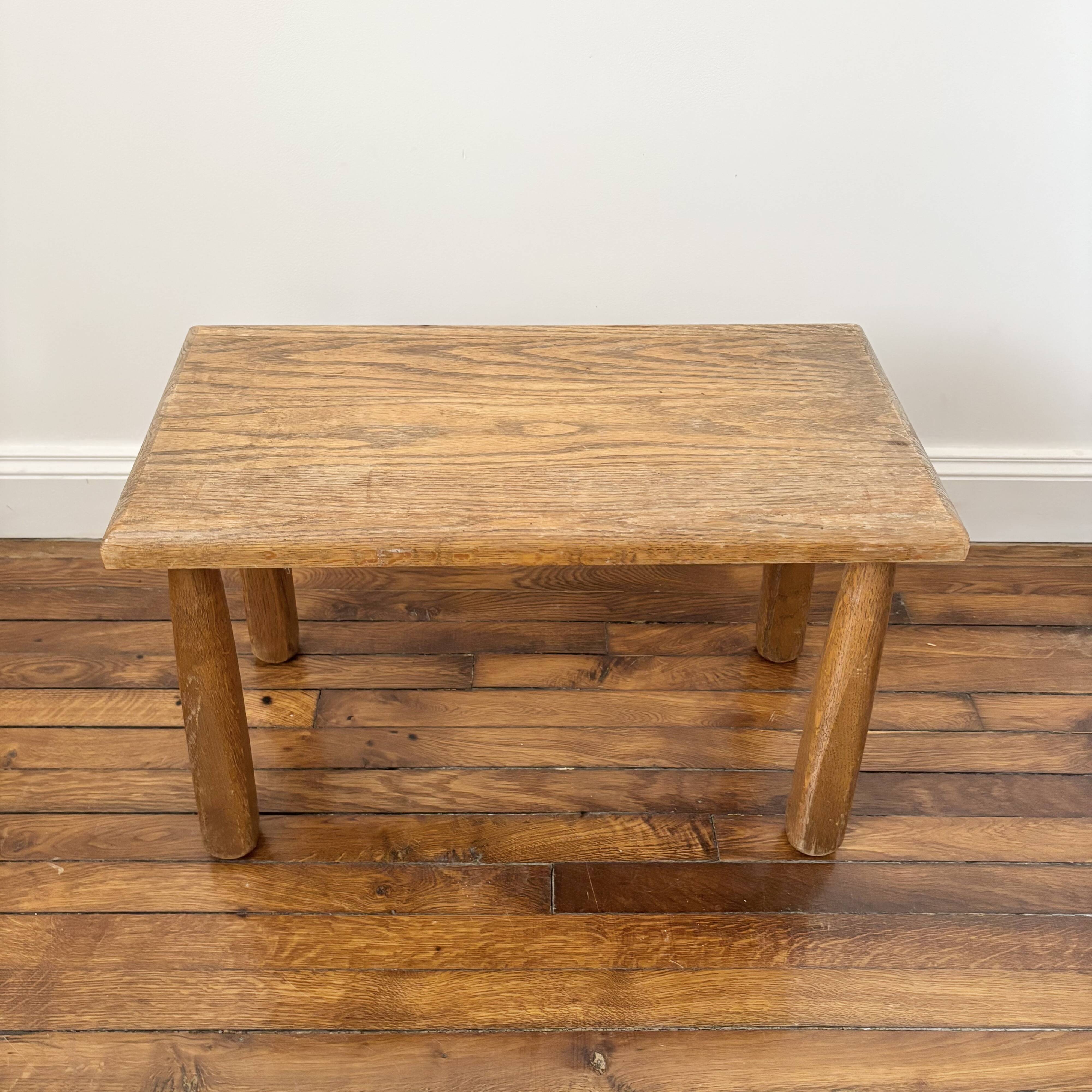 Vintage Minimalist Brutalist Stool