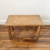 Vintage Minimalist Brutalist Stool