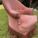 Pink toad armchair