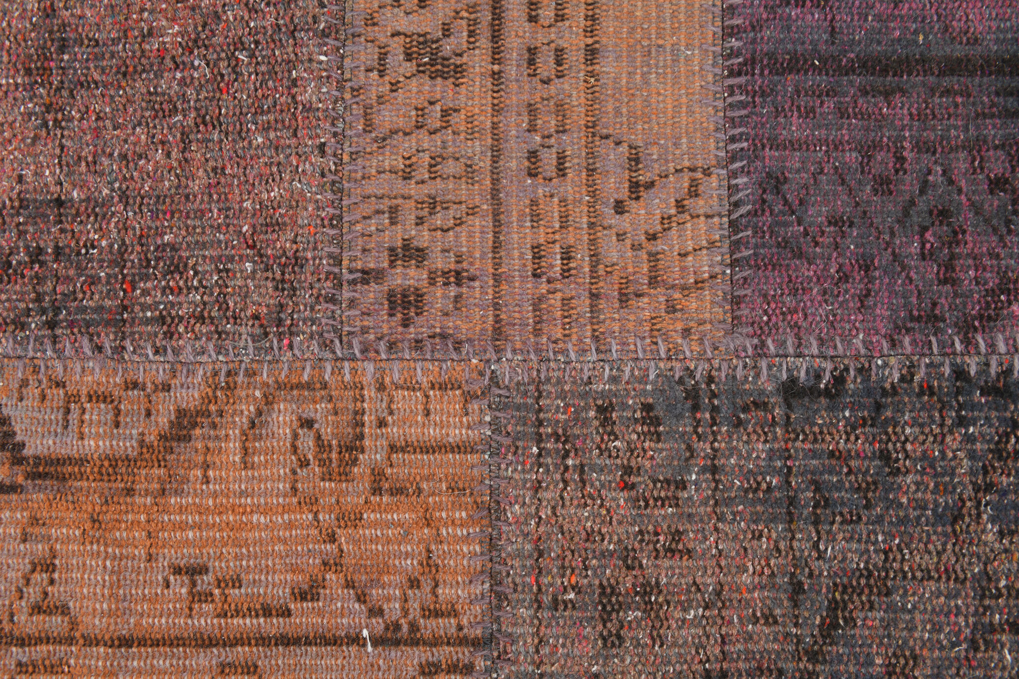 7x10 copper tones oversize farmhouse rug 303x208cm