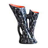 Vase en céramique noir