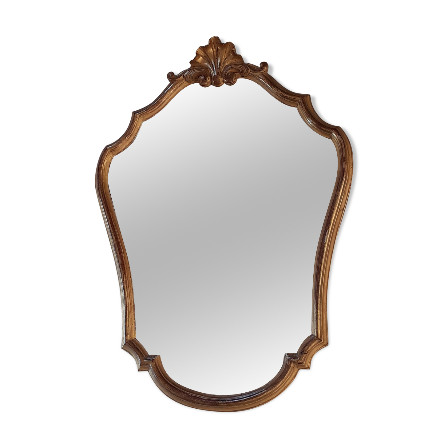 Miroir ancien doré 60x50cm
