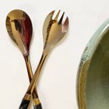 Couverts de service en inox et bakélite, Guy Degrenne