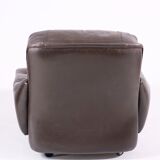 Modular leather sofa by michel cadestin for airborne