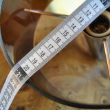 Smoked plexiglass chandelier 1970s