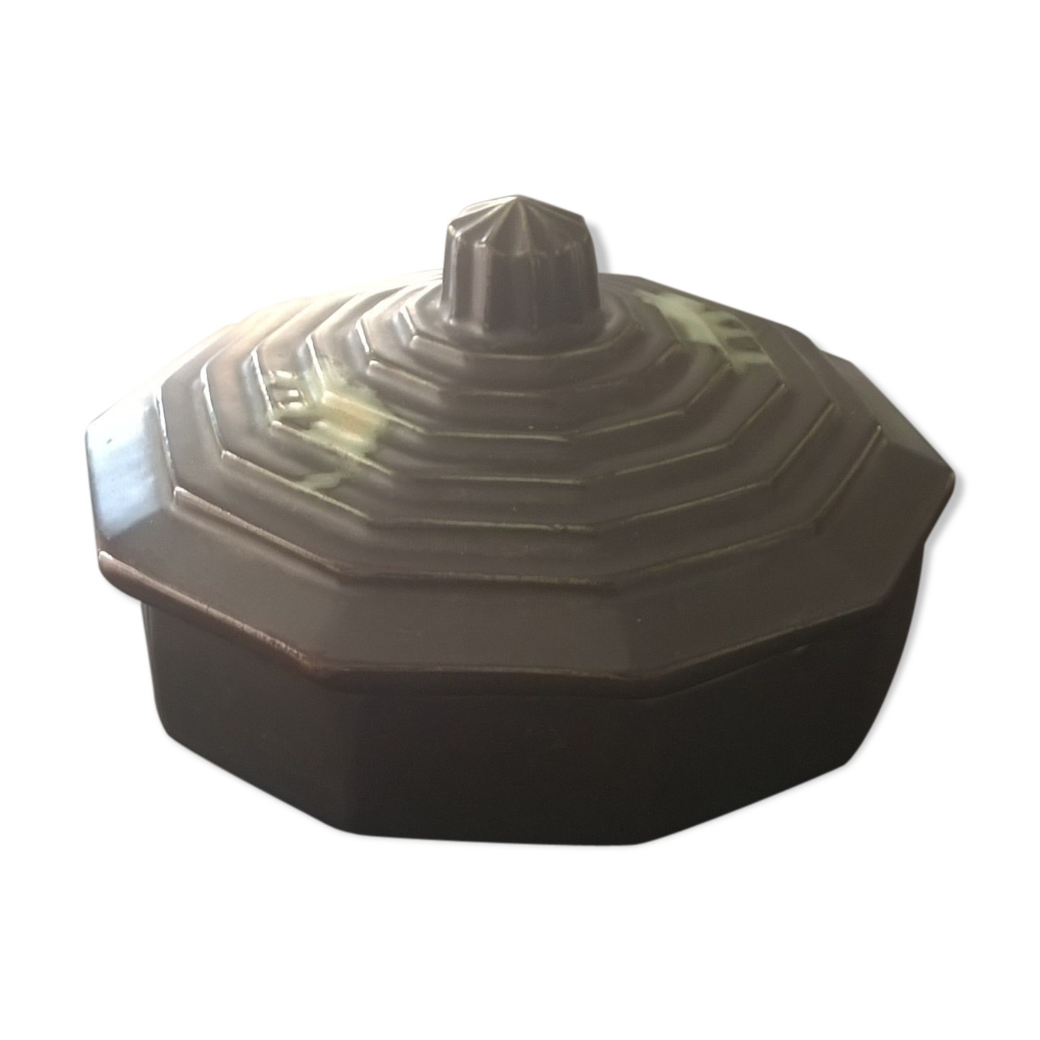 Vintage Porcelain Decagonal Box