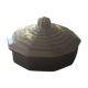 Vintage porcelain decagonal box