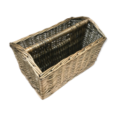 Rattan magazine rack