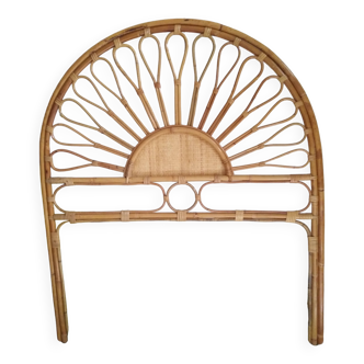 Single rattan headboard