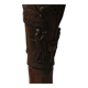 Sculpture / Organic wooden tambour, African carved, 20th century