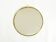 Beautiful, heavy Mid-Century Modern brass wall mirror by Lenz, 1964