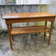 Old solid wood console cottage spirit
