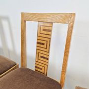 Chaises de salle à manger Arts et Métiers, années 1930, ensemble de 4