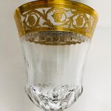 6 crystal wine glasses from Saint Louis thistle model