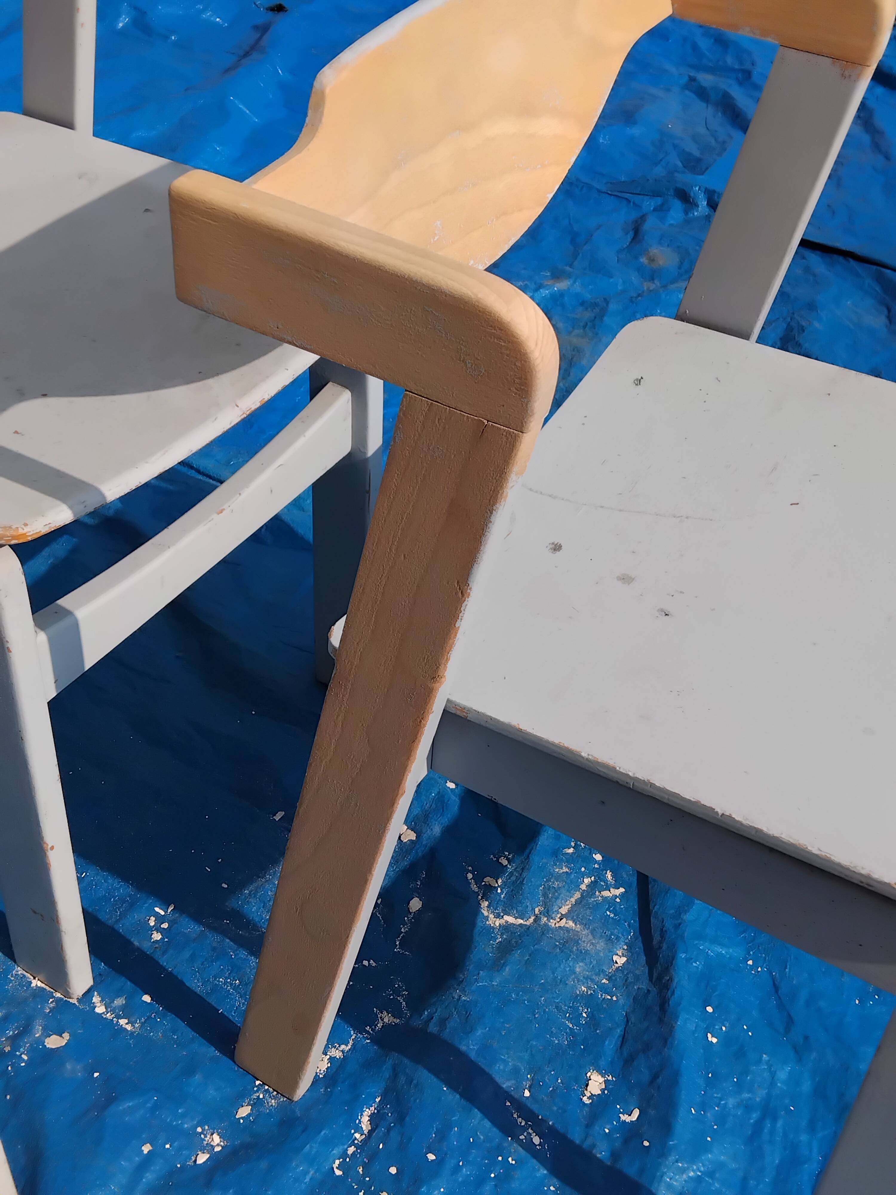 6 vintage Scandinavian design chairs