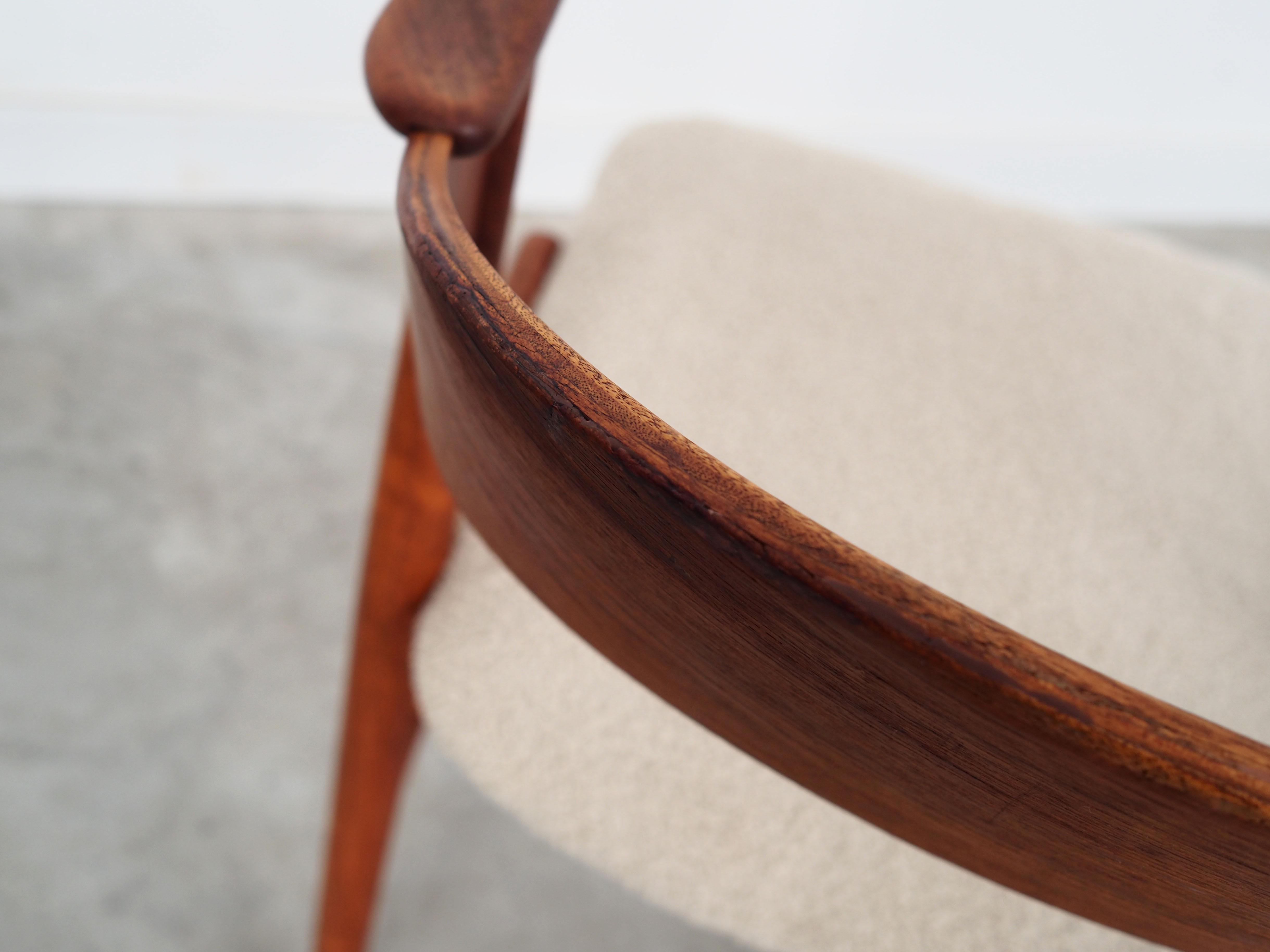 Teak chair, Danish design, 1970s, manufacture: Korup Stolefabrik